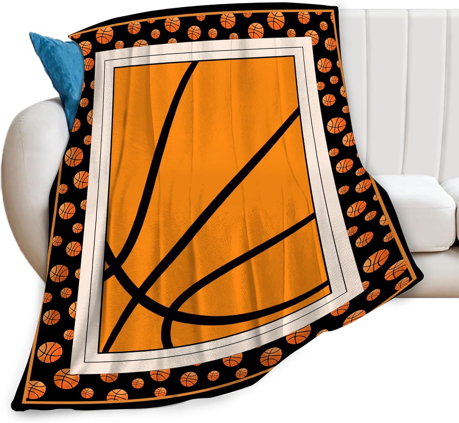 Basketball Blanket Basketball Decor Throw Blanket Gifts for
