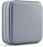 UENTIP CD - C'est une affaire.96 Capacité DVD Supporter Organisateur Sac de rangement Portable Game Music Movie CD Porte-porte-porte pour enfants Home Car Travel (Blue)