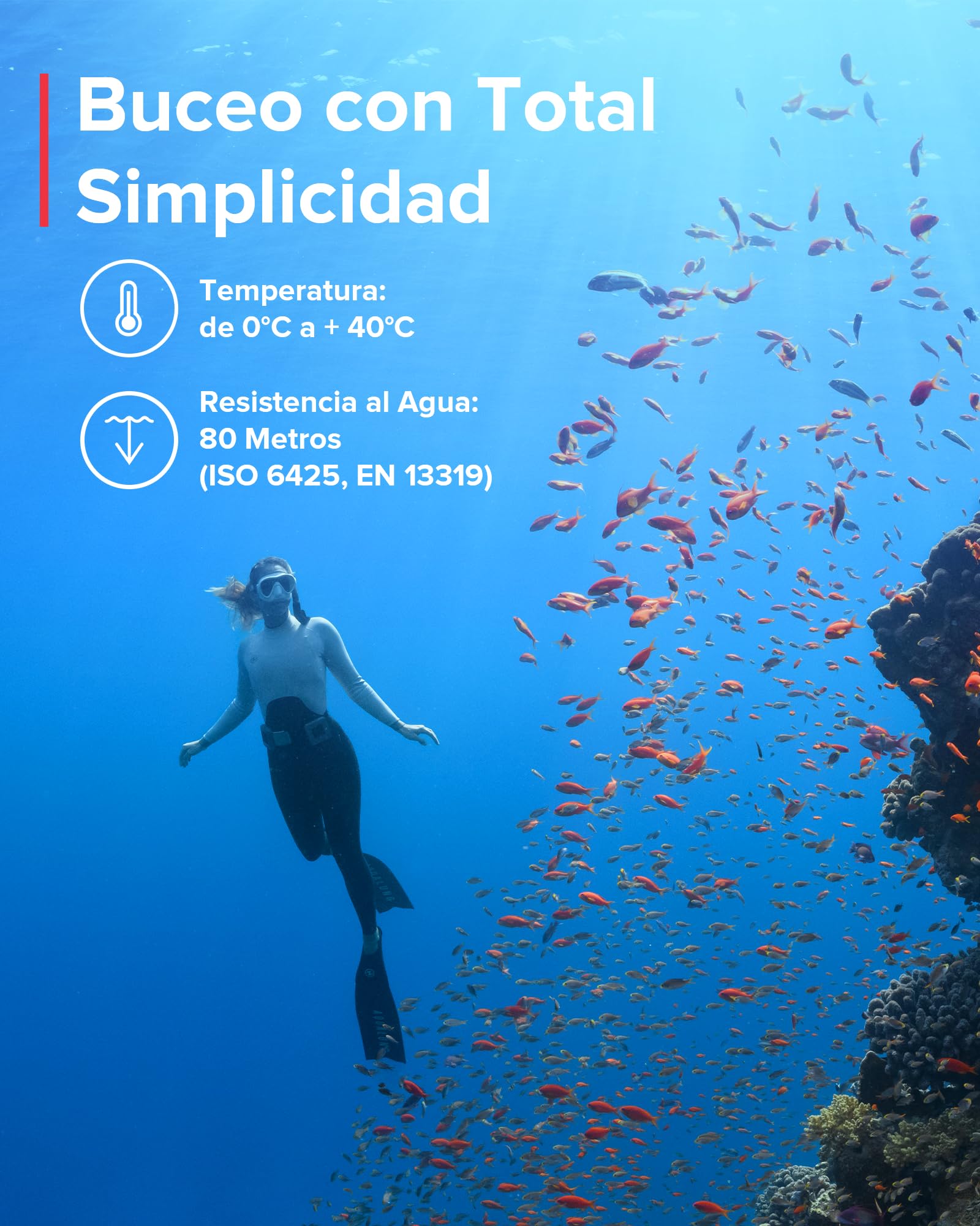 Suunto Zoop Novo Swimcomputer, Adultos Unisex, Granate, Talla única