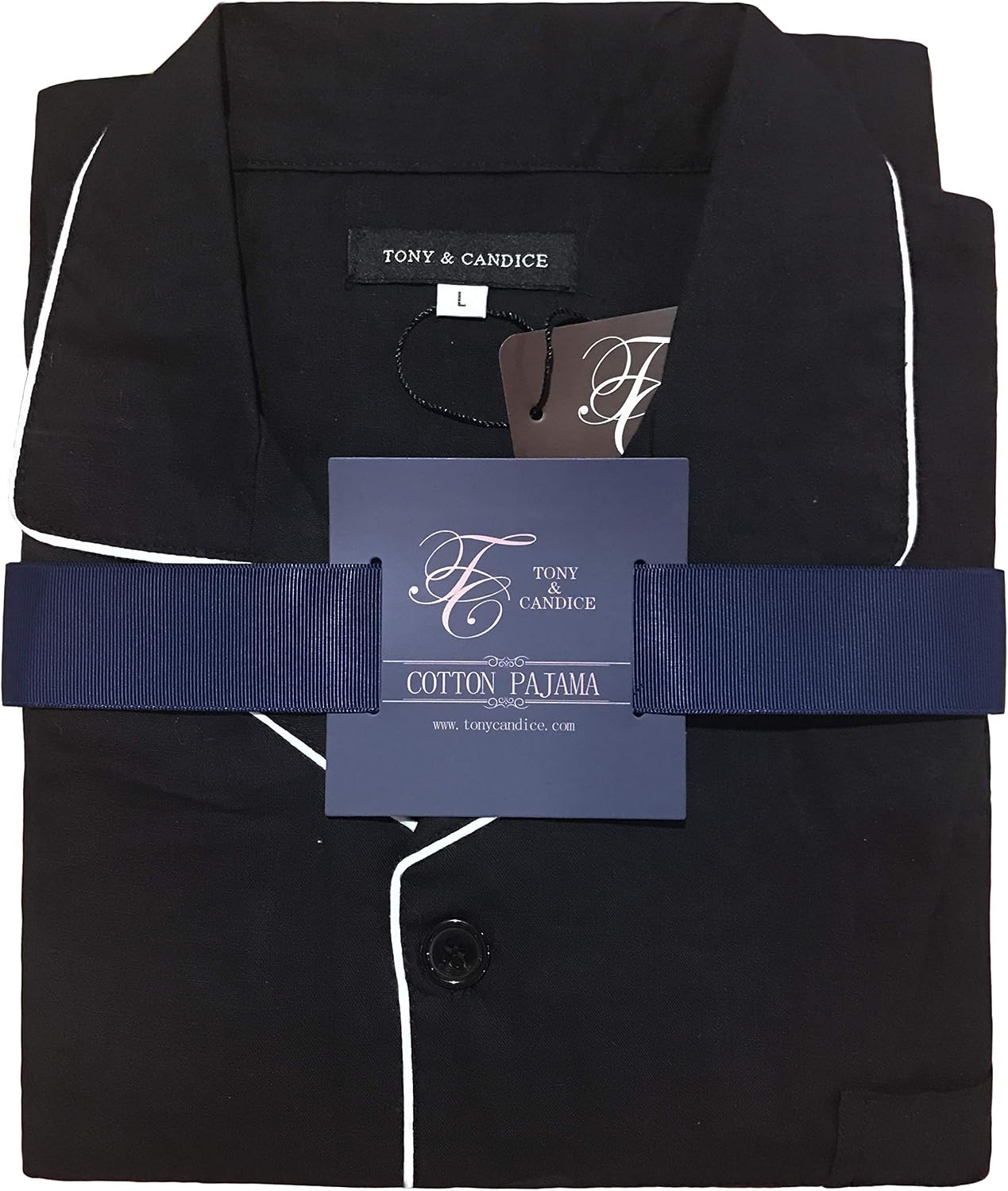 Mens Cotton Pajamas Short Sleeve Pajama Set Woven Sleepwear Loungewear