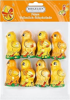 Riegelein Easter Chickens Milk Chocolate 8pcs 3.5-ounce (100g)