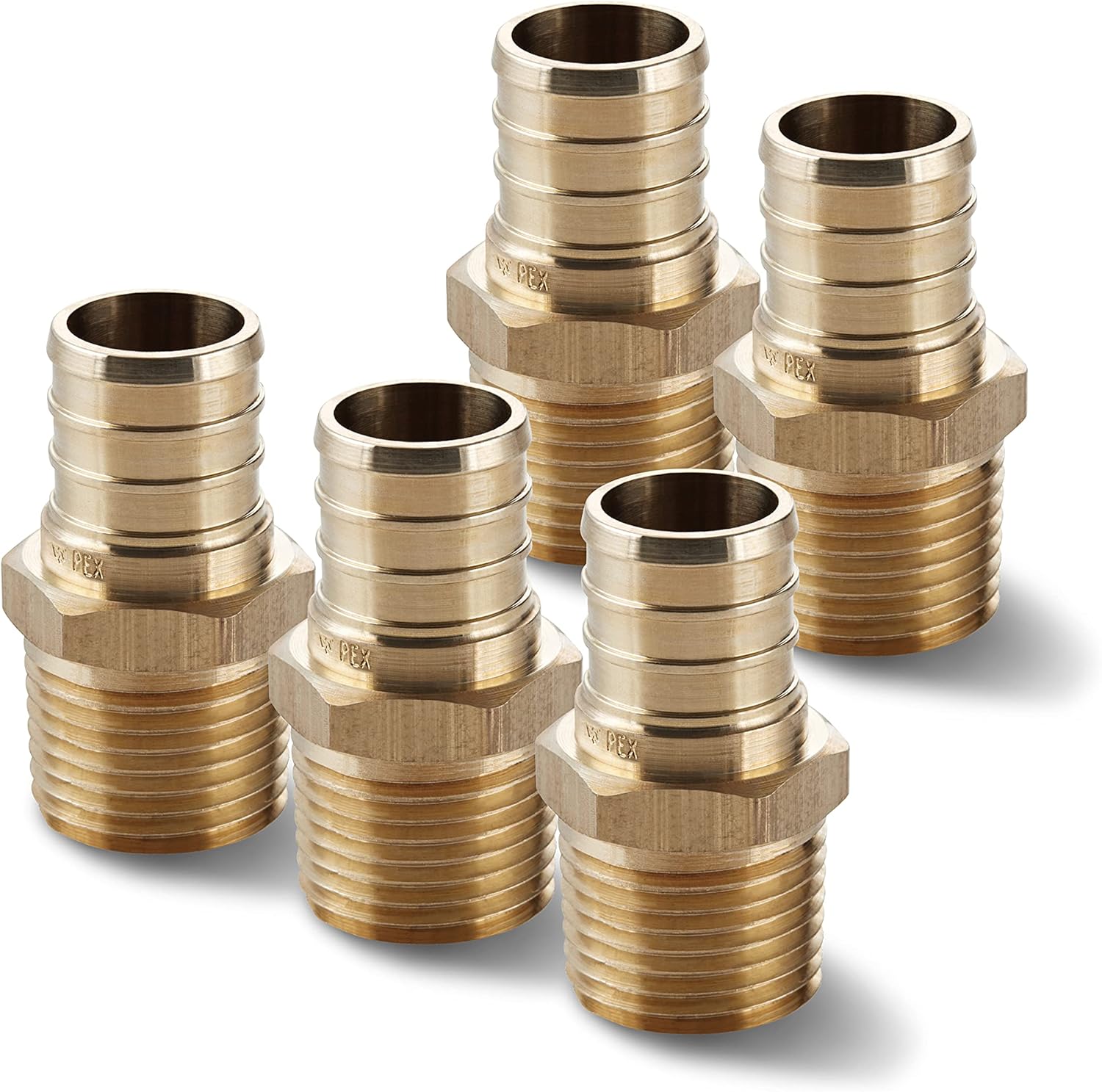 Amazon Water Armor USA 3/4インチ PEX x 1/2インチ MNPTアダプター 鉛フリー真鍮 応力腐食割れ