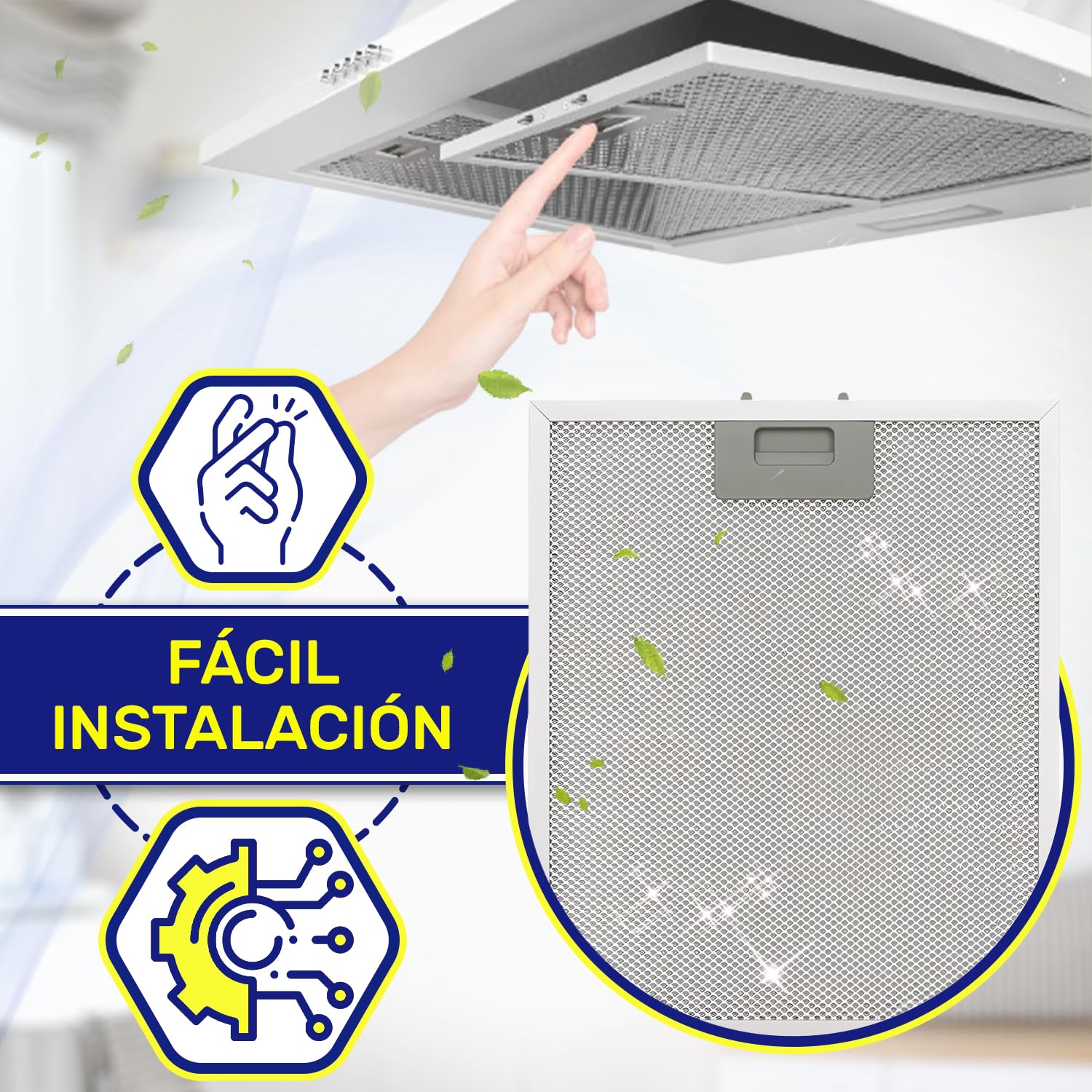 2x Aluminio Filtro Rejilla Grasa para Campana Extractora 310 x 250 x 8 mm | 00353110 353110 para Bosch para Siemens para Neff para Constructa – MONTERAL