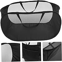 Vista 2 de CAXUSD Cesta de lavandería de malla para niños, tina grande de poliéster