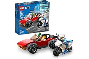 LEGO City Police Bike Car Chase Set: Exciting Toy for Kids Ages 5 and Up