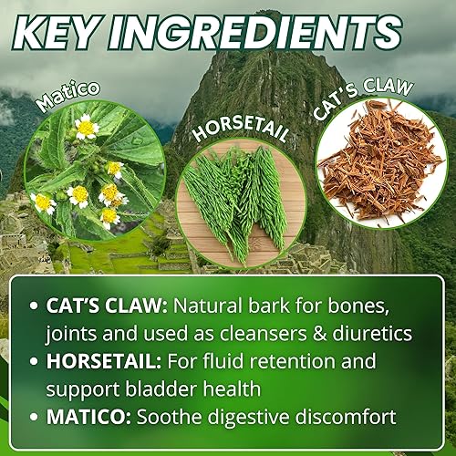 Miniatura 4 de Hanan Suplementos de próstata para hombres 100 cápsulas - Prostasan mezclado con Annatto, Humanpinta, garra de gato, cola de caballo y hierba de