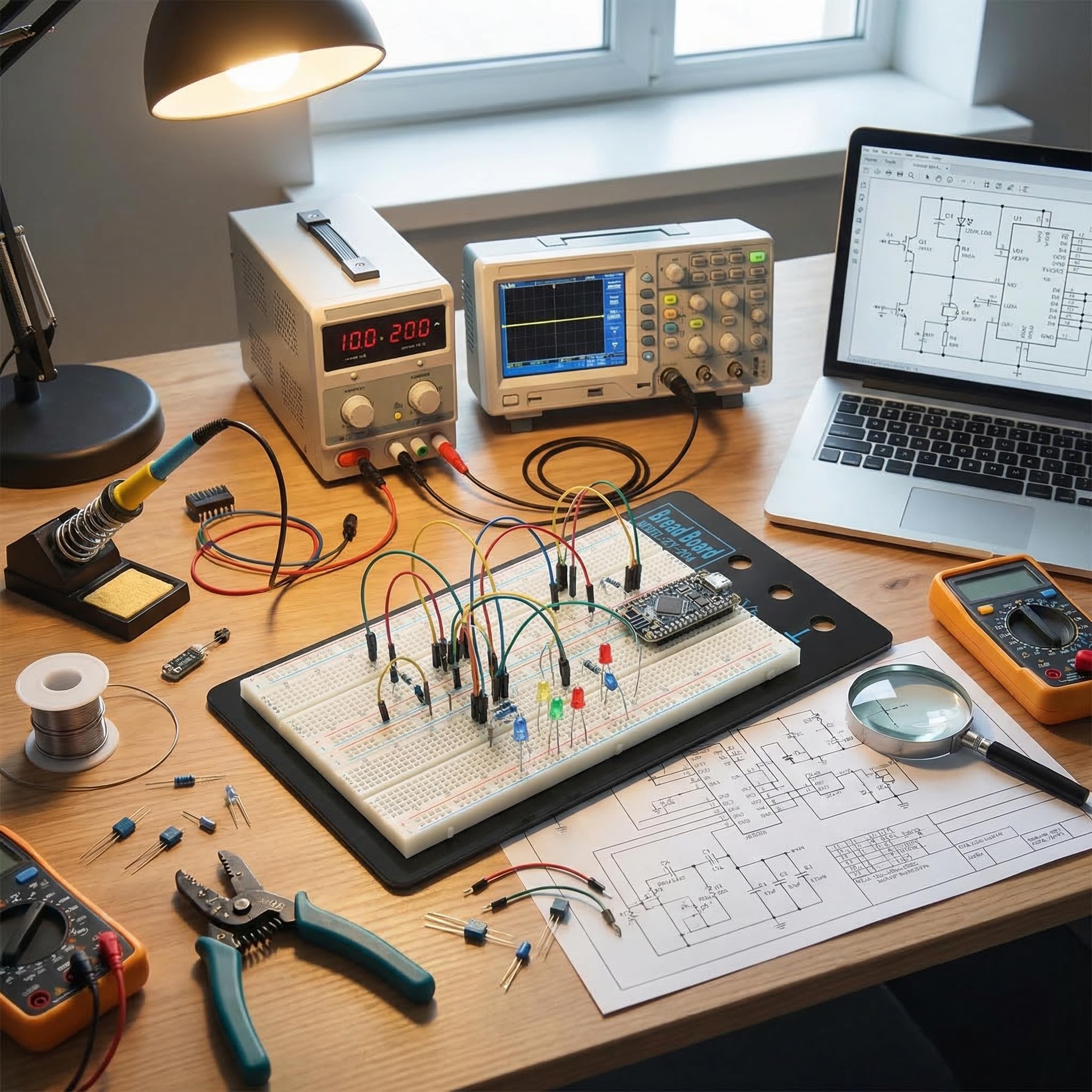 Sperimentazione Solderless Breadboard 1660 Punti Holes Plug-in Test breadboard Test del circuito di saldatura