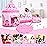 3pc Kids Play Tent for Girls with Ball Pit, Crawl Tunnel, Princess Tents for Toddlers, Baby Space World Playhouse Toys (3PC Princess Dream Tent)