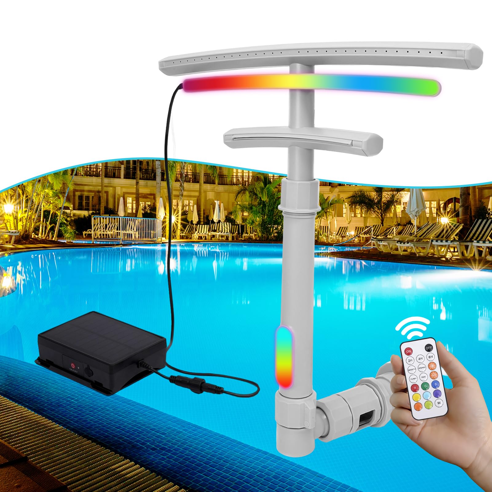 Fuente de piscina para piscinas superiores y enterradas