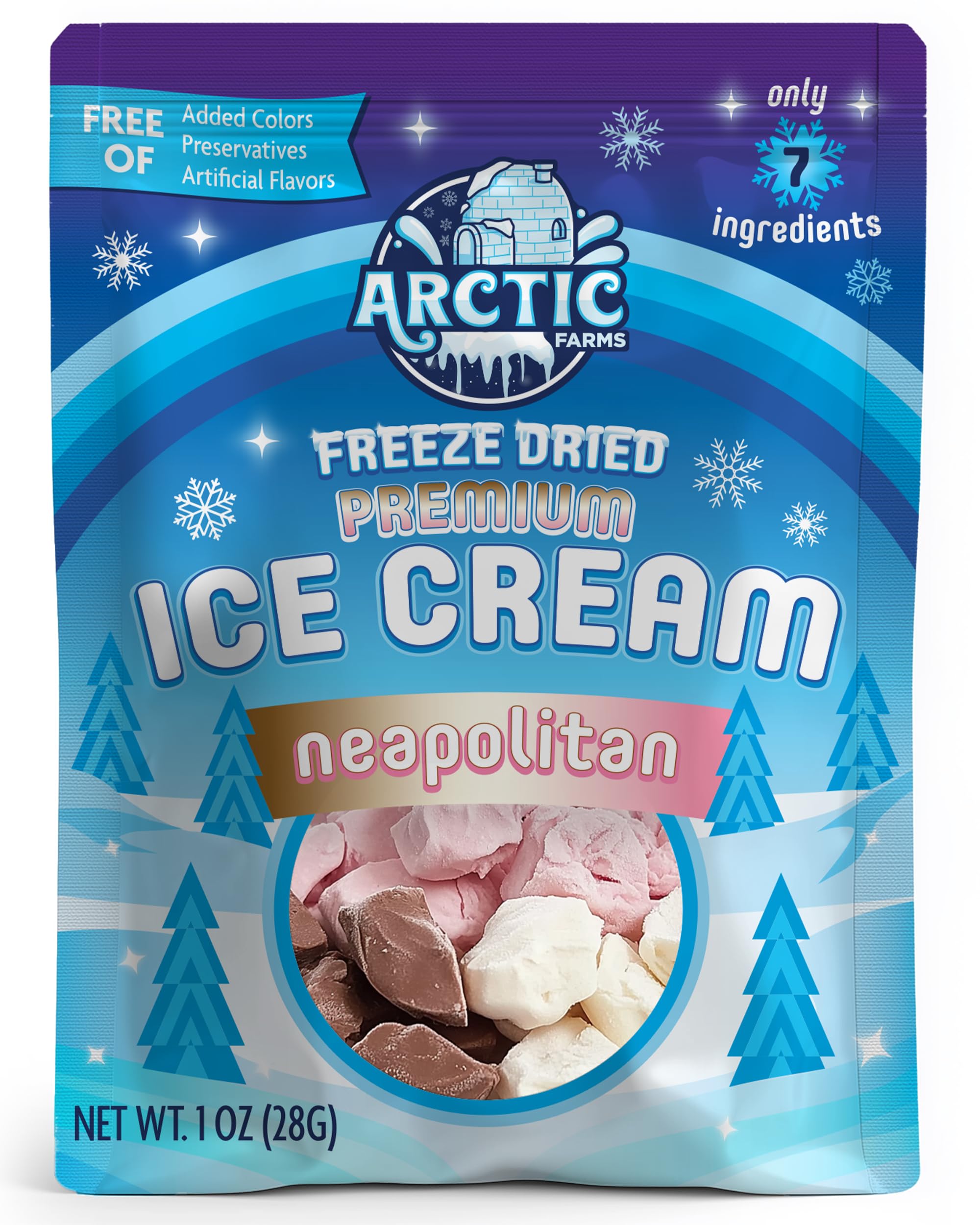 Amazon.com: Arctic Farms Freeze Dried Premium Ice Cream That Does
