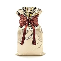 Italpak Sacchetti Regalo, Buste Regalo Metallizzate Tinta Unita – 50 pz, 15x25cm, Oro