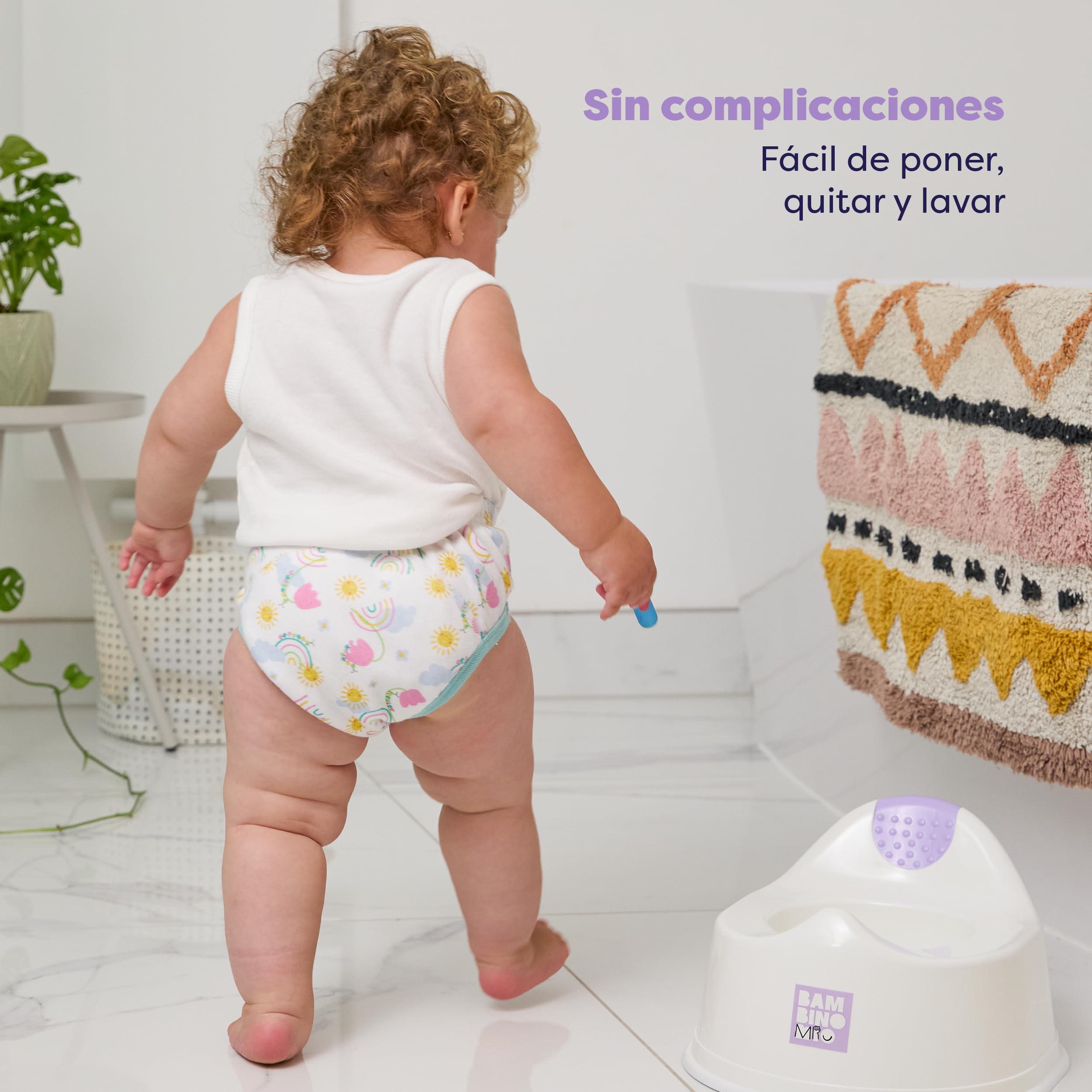 Bambino Mio calzones de entrenamiento reutilizables, 3-4 años (Vuela Alto) - ropa interior para dejar el pañal, pantalones papa niños y niñas, niños pequeños — view 24