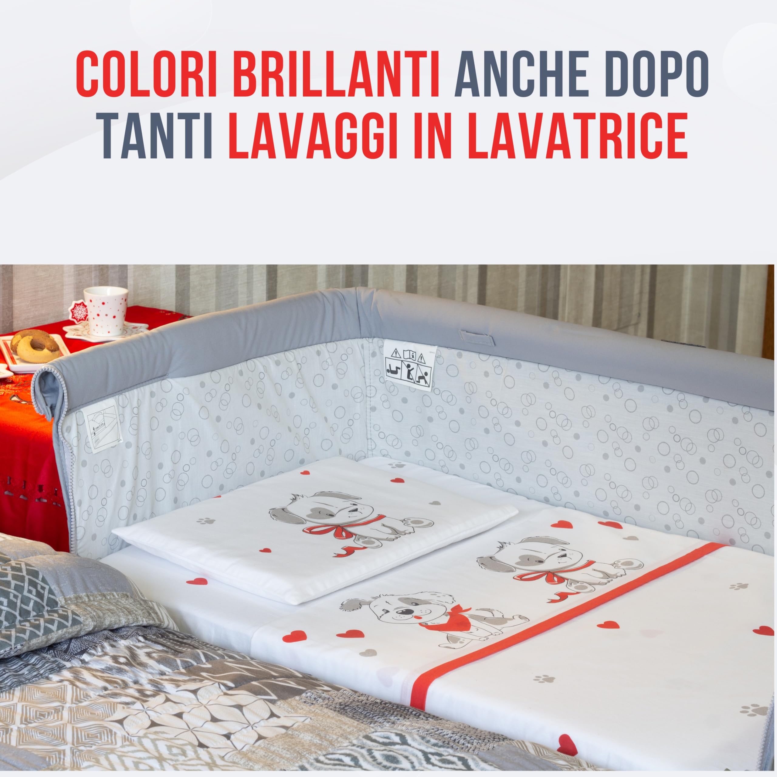 Goysila 2 Set Lenzuola Next To Me Compatibili Con Chicco Next2Me Dream Magic Culle Materasso 83x50cm In Cotone 100% Alta Qualità Certificato Oeko-Tex Coprimaterasso Assorbente Lavabile Lavatrice