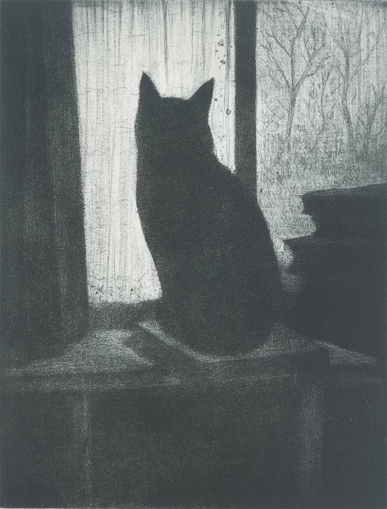 ARTXLXXBN Famous Prints Artwork Pictures Poster Painting Art Le Chat by Christopher Richard Wynne Nevinson Artwork Landscape Pictures for Home Decor 60x90cm
