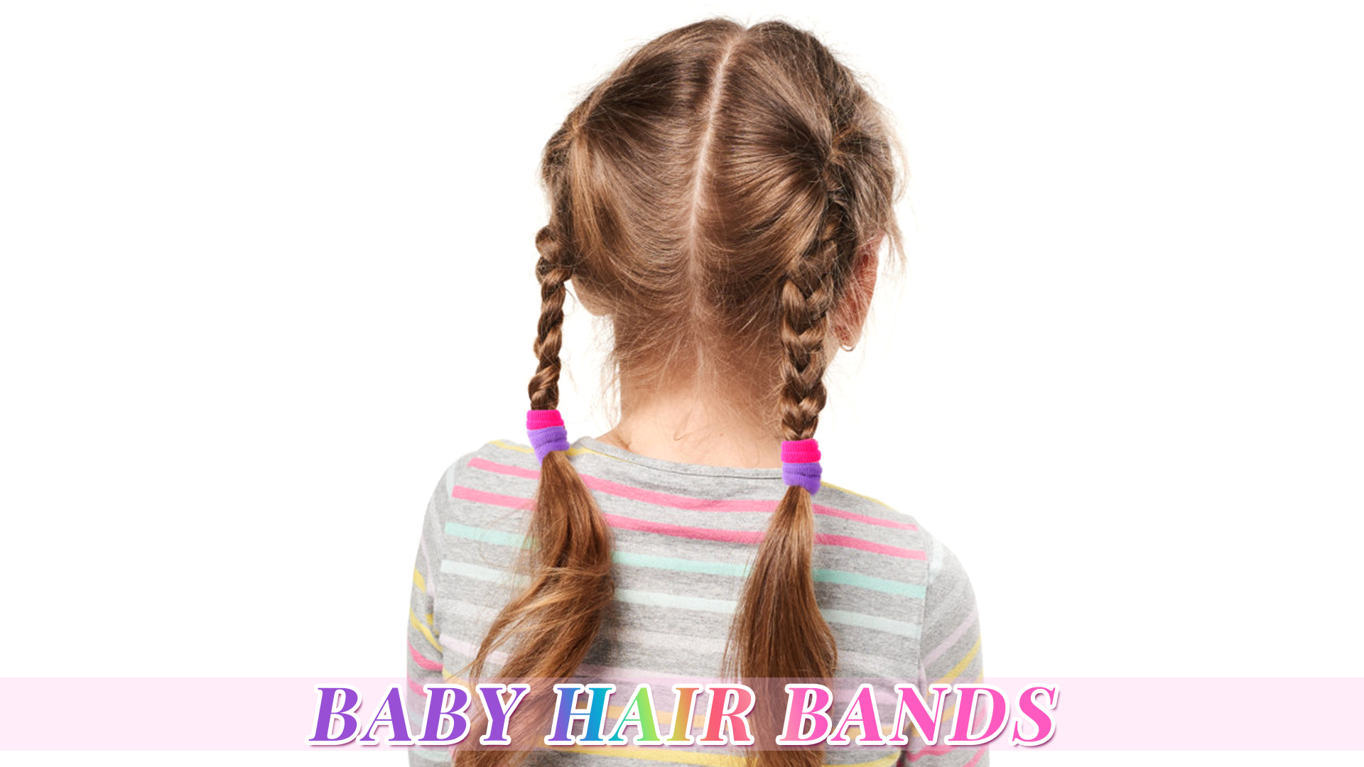 FULHANY Confezione da 60 elastici per capelli per bambini – elastici fini – supporto trecce – morbido, alta elasticità, adatto code cavallo, trecce e varie
