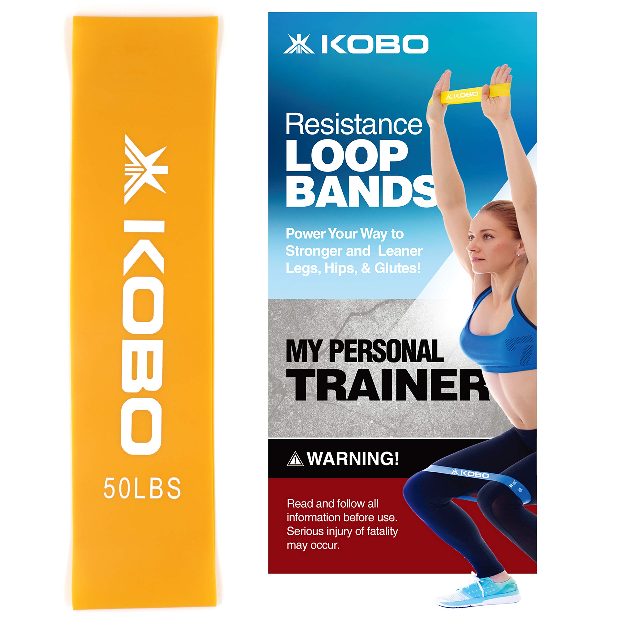 Kobo AC-66 Resistance Loop Band 3" Wide for Latex Squats, Hips & Glutes, Yoga, Crossfit, Stretching, Strength Training, Physical Therapy Tension 60-80 LBS (B0833D2VT8) Amazon Price History, Amazon Price Tracker