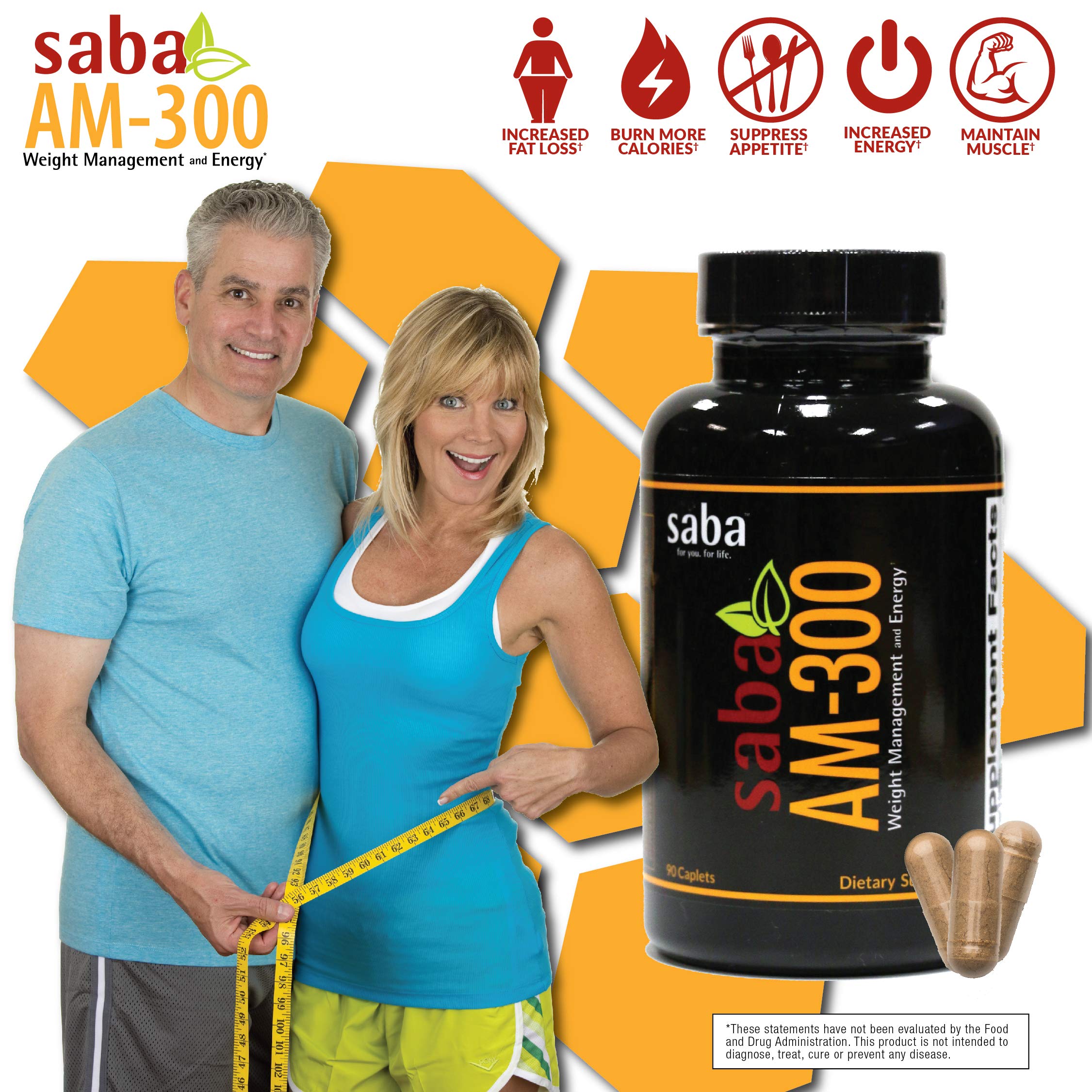 Saba AM 300 Fat Burner 90 Caplets — Amazon image 6