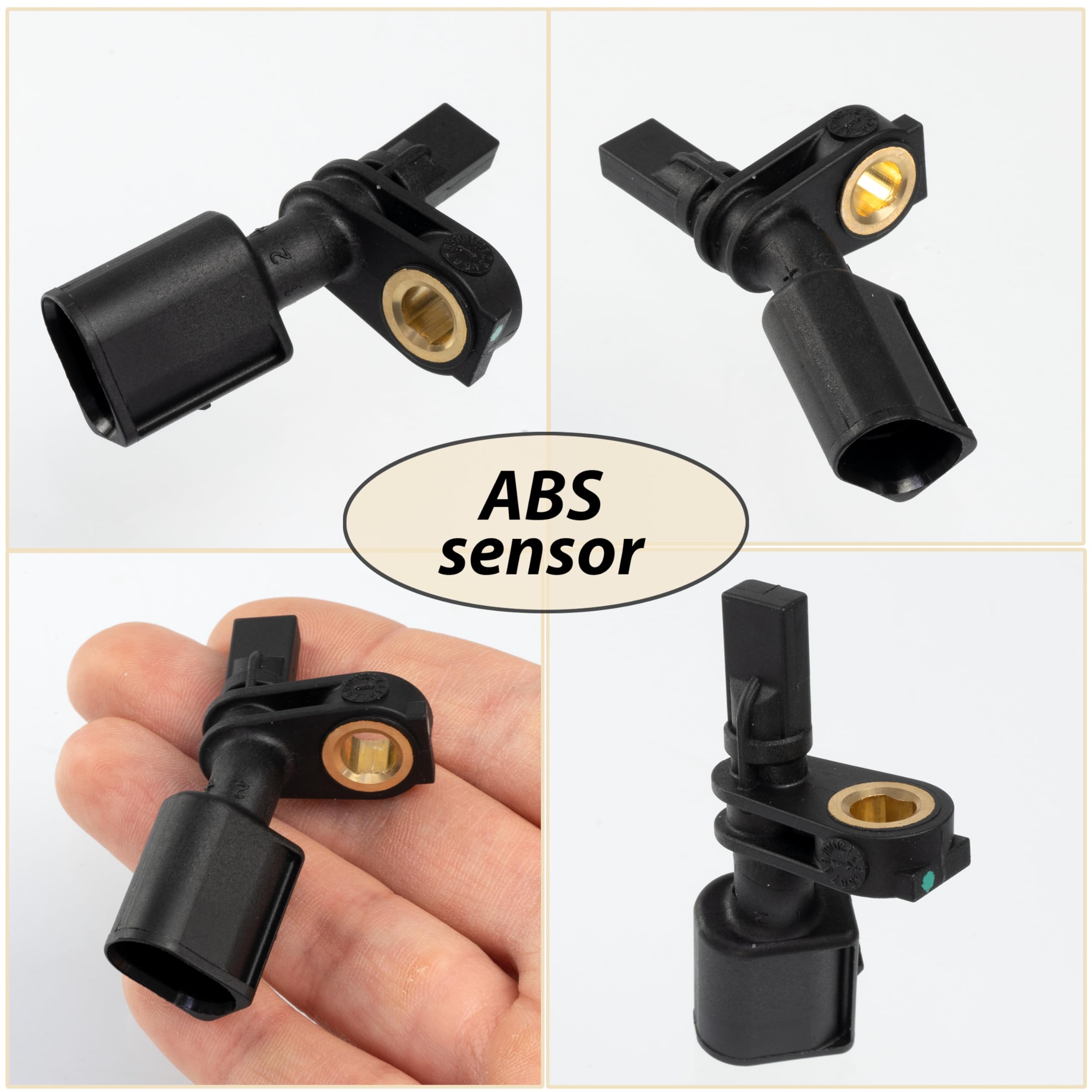 AERZETIX - C72336 - Capteur ABS - nombre de pins 2 - compatible avec numéros OE 6Q0927803A, 6Q0927803B, WHT003861