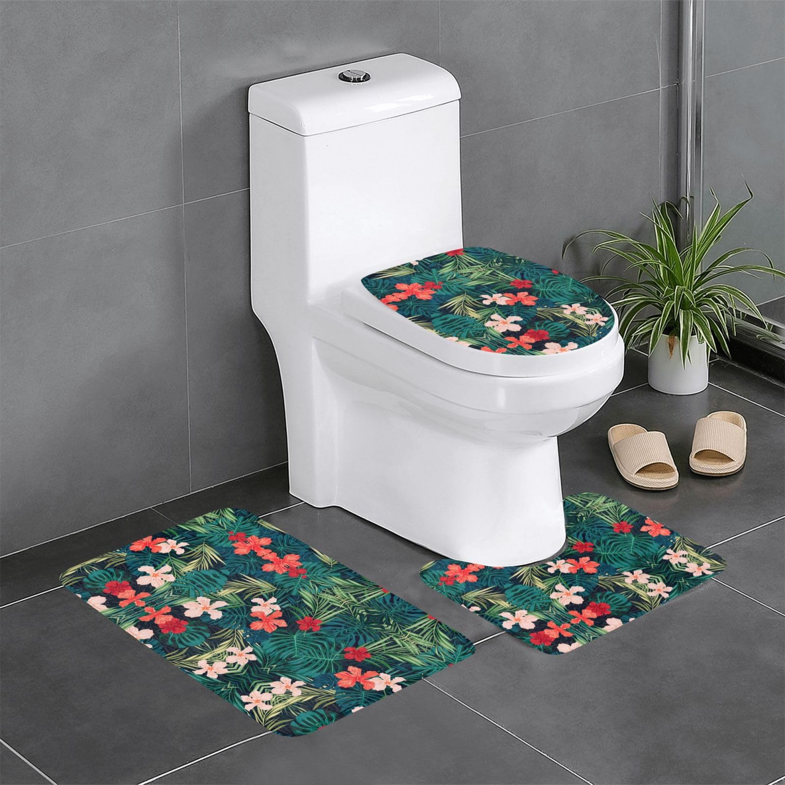Tapis de bain hawaïen ultra doux pour un confort haut de gamme à la maison