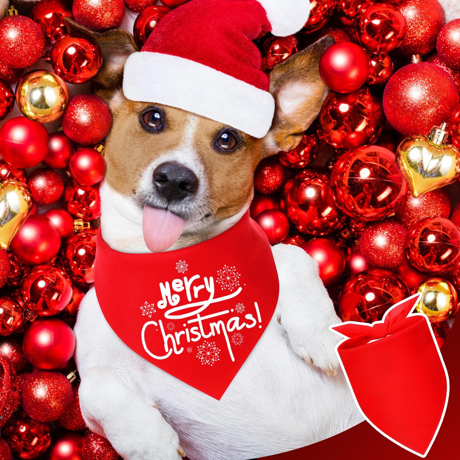Abbylike 50 pz rosso verde bianco cane bandane Bulk Natale Plain Bandane per cani trasferimento di calore triangolo bavaglini per cani bandane fai da te per cani cuccioli gatti animali domestici