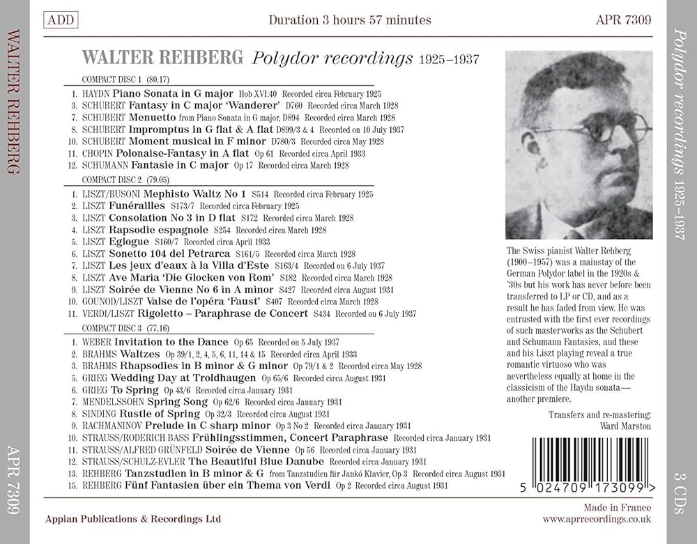 仏協会3CD】ポリドールのSP録音（1929-1937）