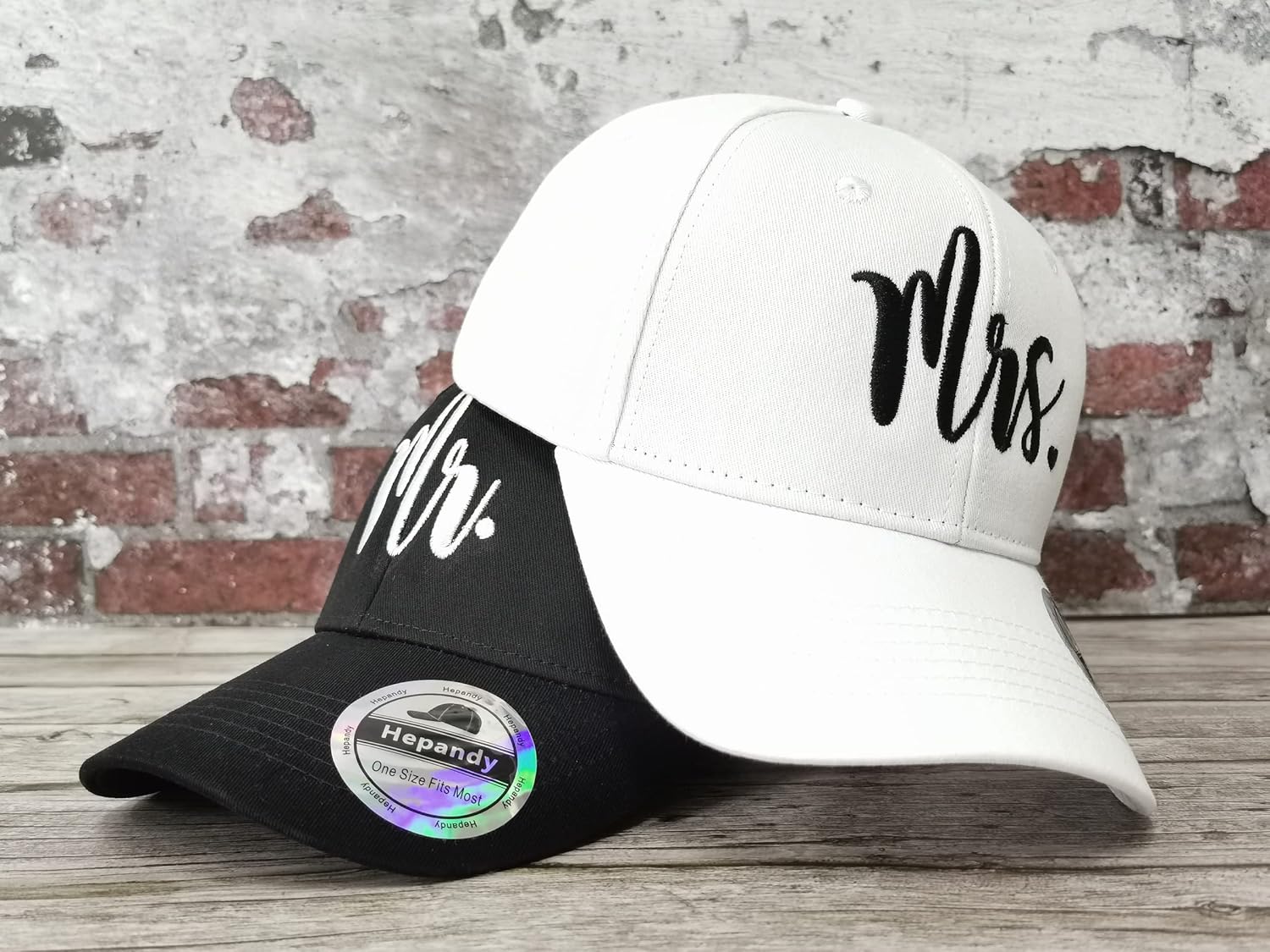 Hepandy Mr Mrs Mom Dad Captain First Mate Mama and Mini Baseball Hats