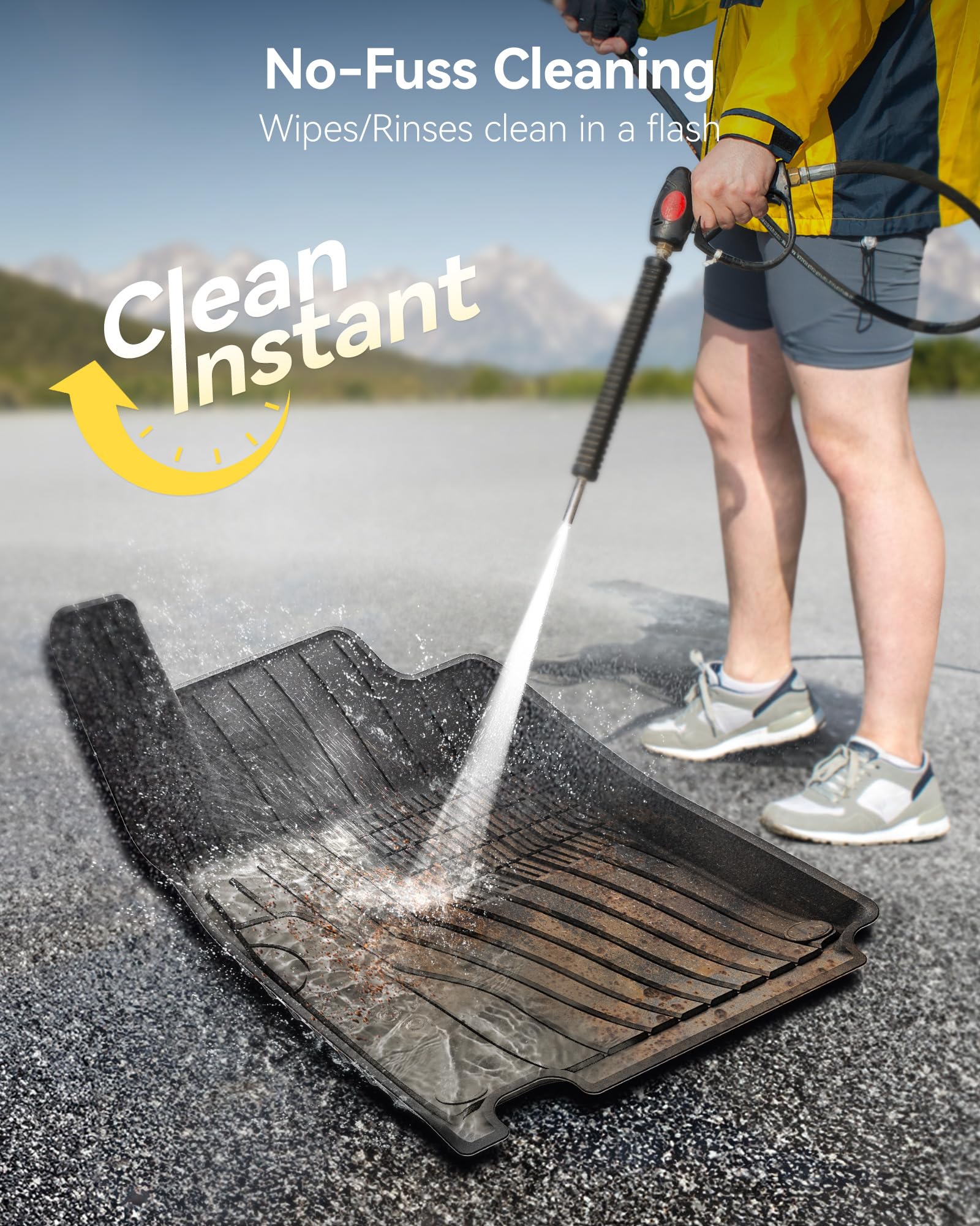 3W Floor Mats for Mercedes Benz CLA 250 2020-2026 GLA 250 2021-2026 TPE All Weather Custom Fit Floor — view 6