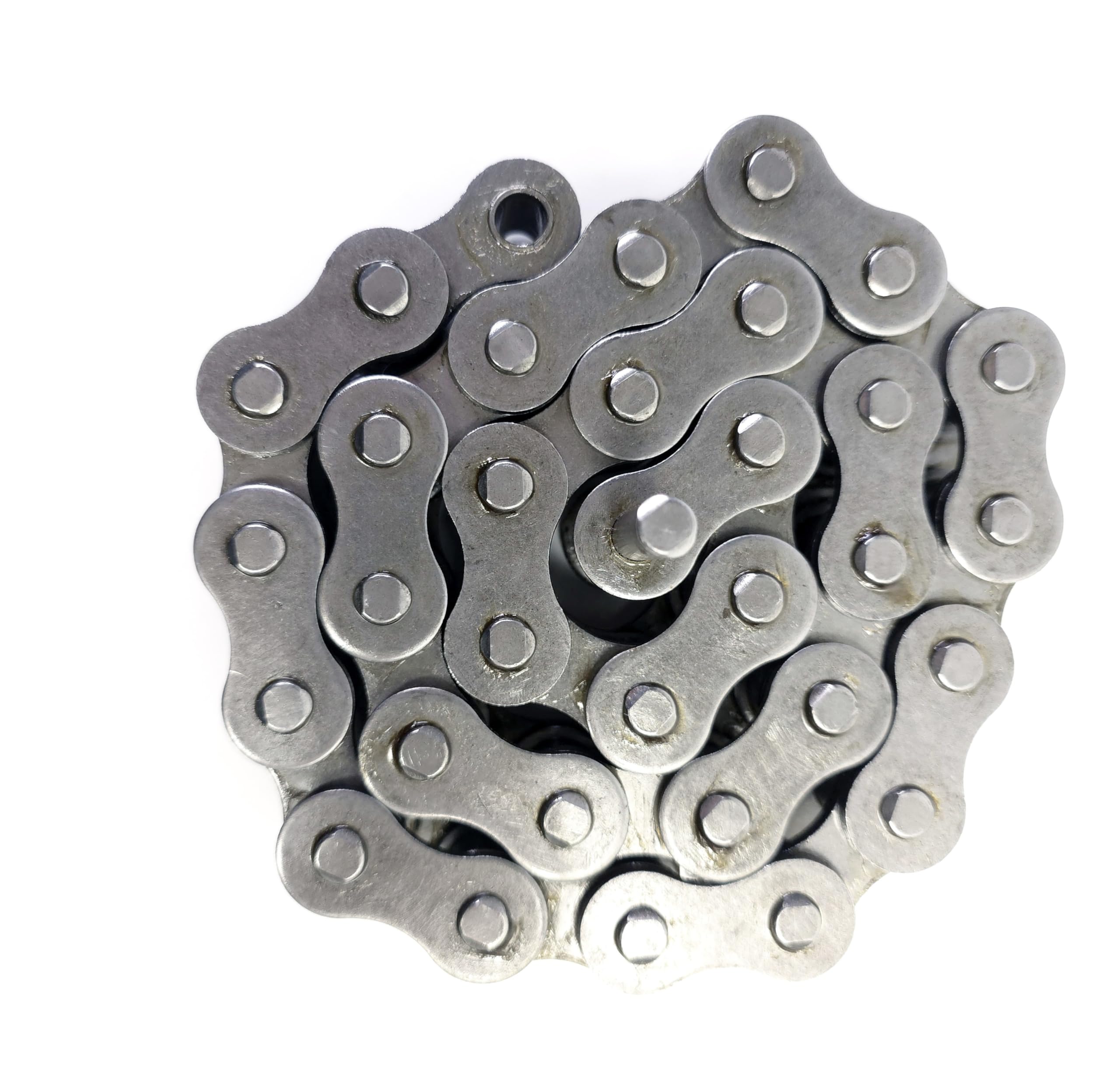 Rollenkette 16B-1 (1 Zoll / 25,4 mm) Simplex Einreihig DIN 8187 / ISO 606 – 2 Meter Antriebskette aus gehärtetem Stahl inkl. Kettenschloss für Landwirtschaft und Industrie