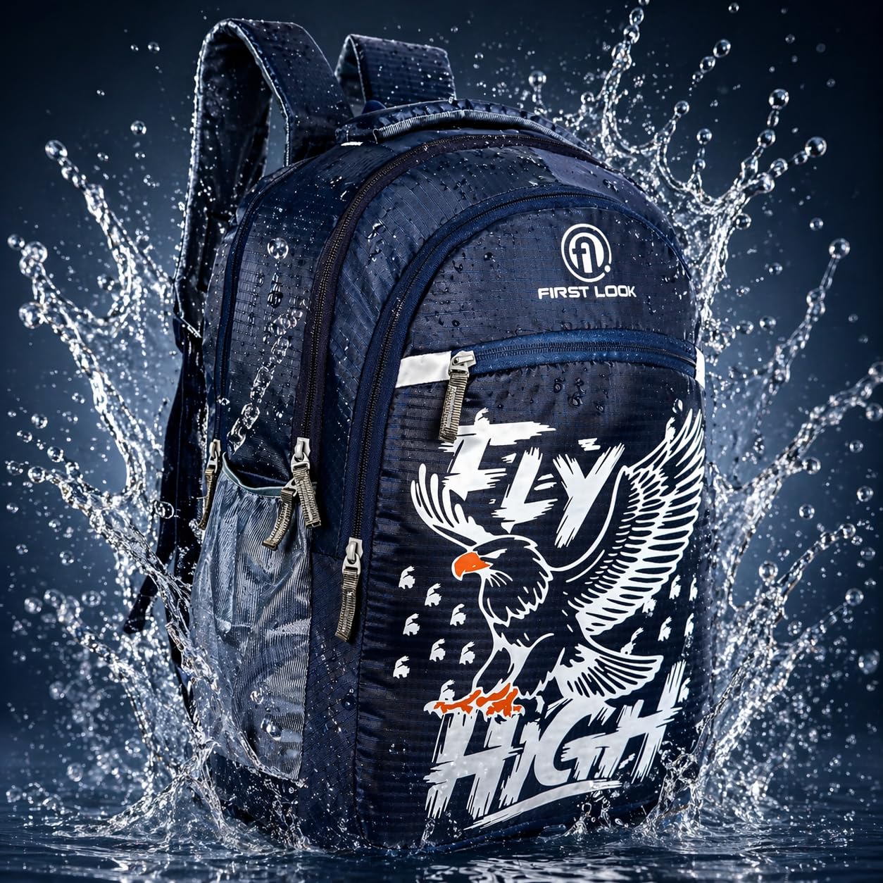 first look Water-Resistant spacious/large laptop backpack college bag, travel bag for men and women, Black,-picture-17