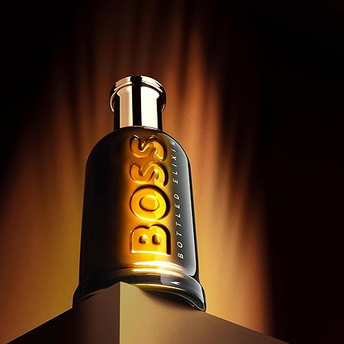 Miniatura 10 de Hugo Boss Bottled Elixir Parfum  Woody Men's Cologne  With Notes of Incense Essence, Vetiver & Cedarwood Essence  Luxury Perfumes for Men  Long