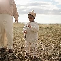 Vista 3 de mushie Juguete mordedor de silicona para bebés Oso (tomillo seco)