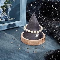 Vista 4 de BENECREAT 300 puntas de cuentas chapadas en oro de 18 quilates, 6 estilos, cubierta de nudo de latón, tapa anudada de platino, solapa abierta