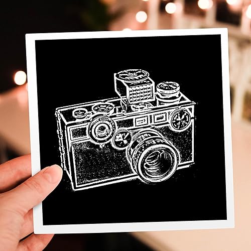 Miniatura 7 de Imagen de una cámara clásica vintage - Tarjetas de felicitación, 6 x 6 pulgadas, juego de 6 (gc_20714_1)
