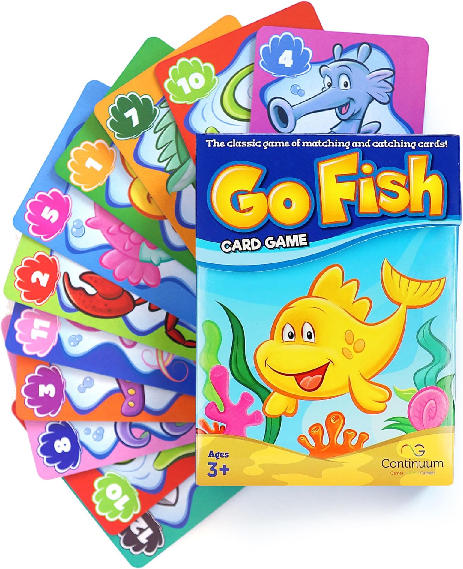 Continuum Games - Go Fish Classic Card Game, Fun for Children Age 3 and Up