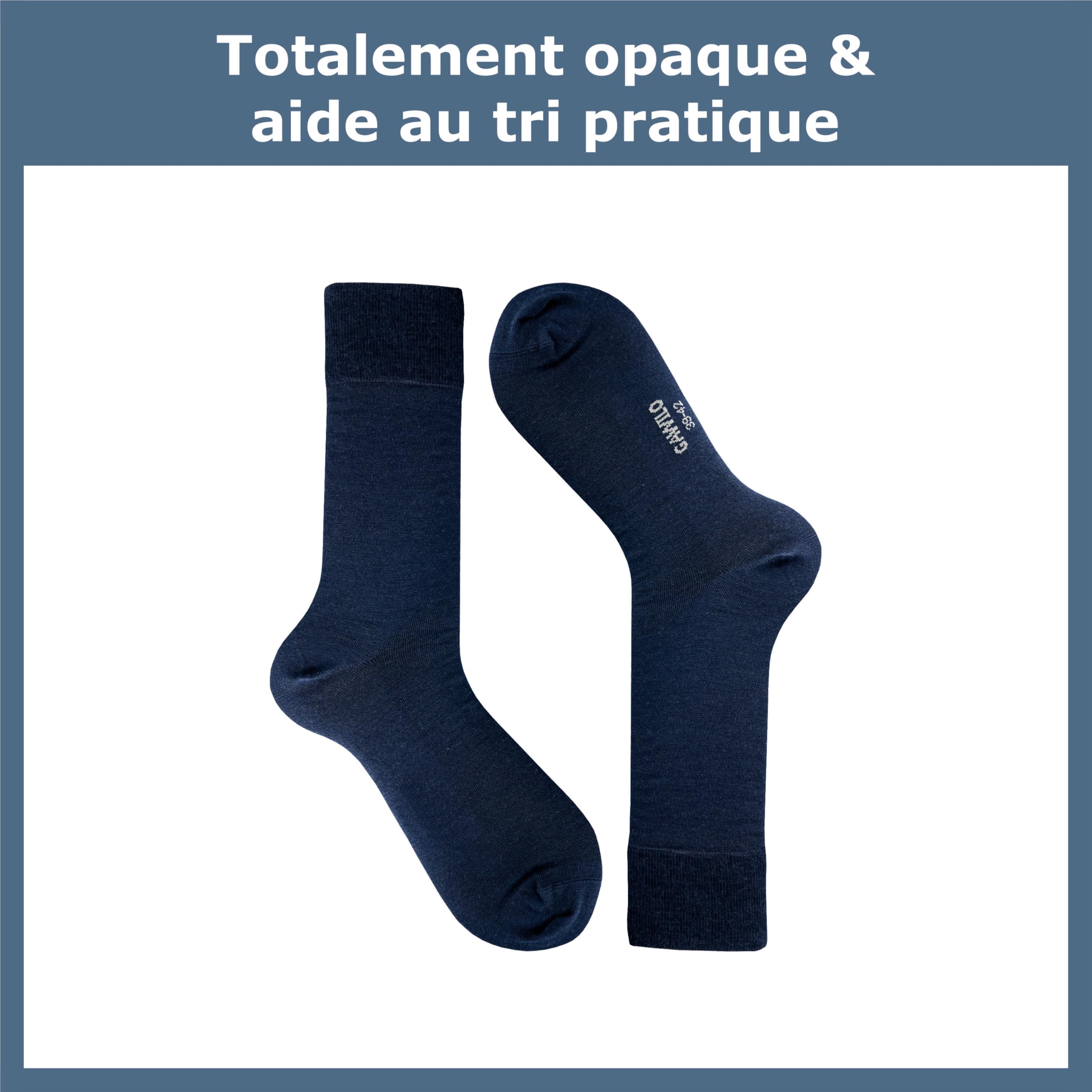 GAWILO Chaussettes homme en laine mérinos (5 paires) | Chaussettes business respirantes – Sans couture – Laine vierge thermorégulatrice – Mulesing Free