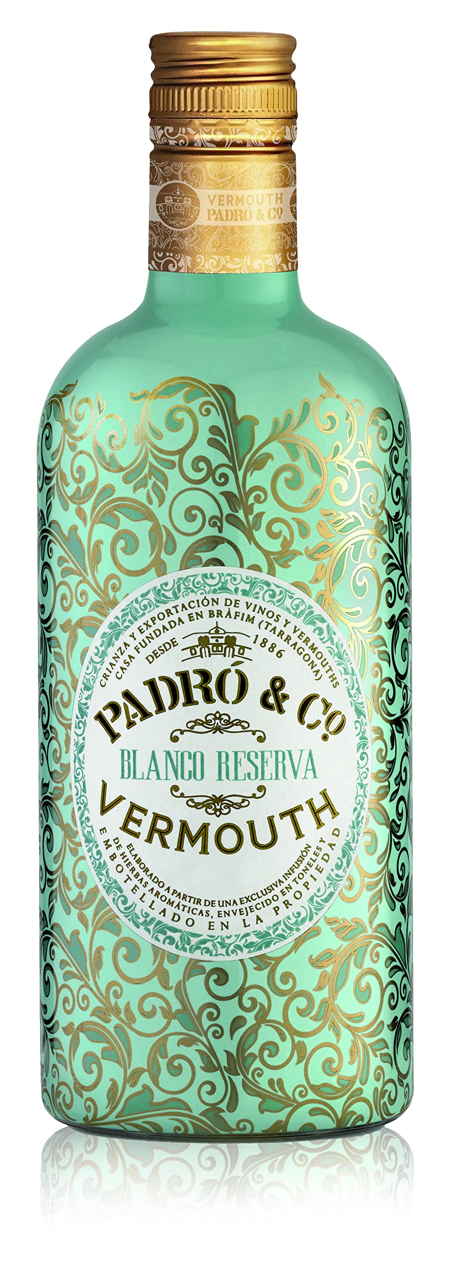 Vermouth Padró & Co en Caja de Madera - Paquete de 4 x 750 ml - Total: 3000 ml