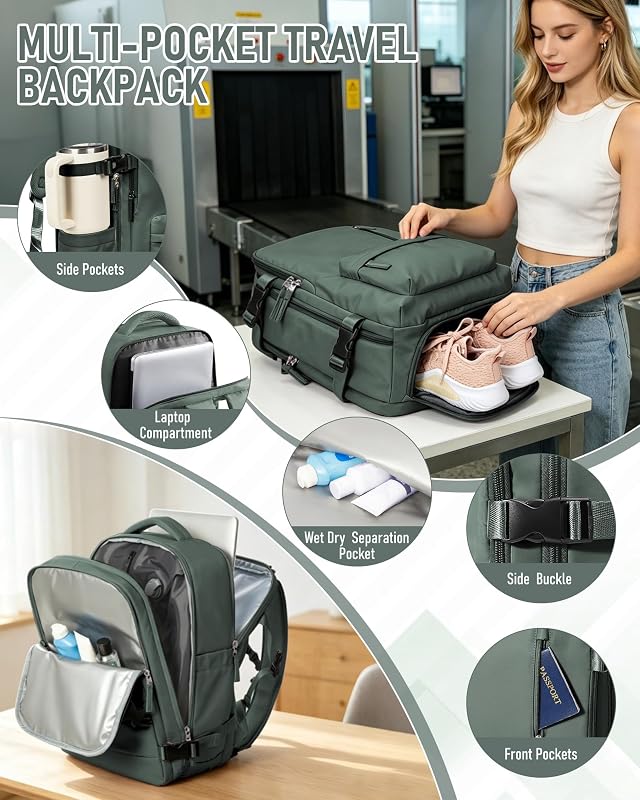 SZLX Ryanair Wizz Air EasyJet fedélzeti hátizsák 40x30x20 cm laptop 14 hüvelyk USB porttal, kabinméret 45x36x20