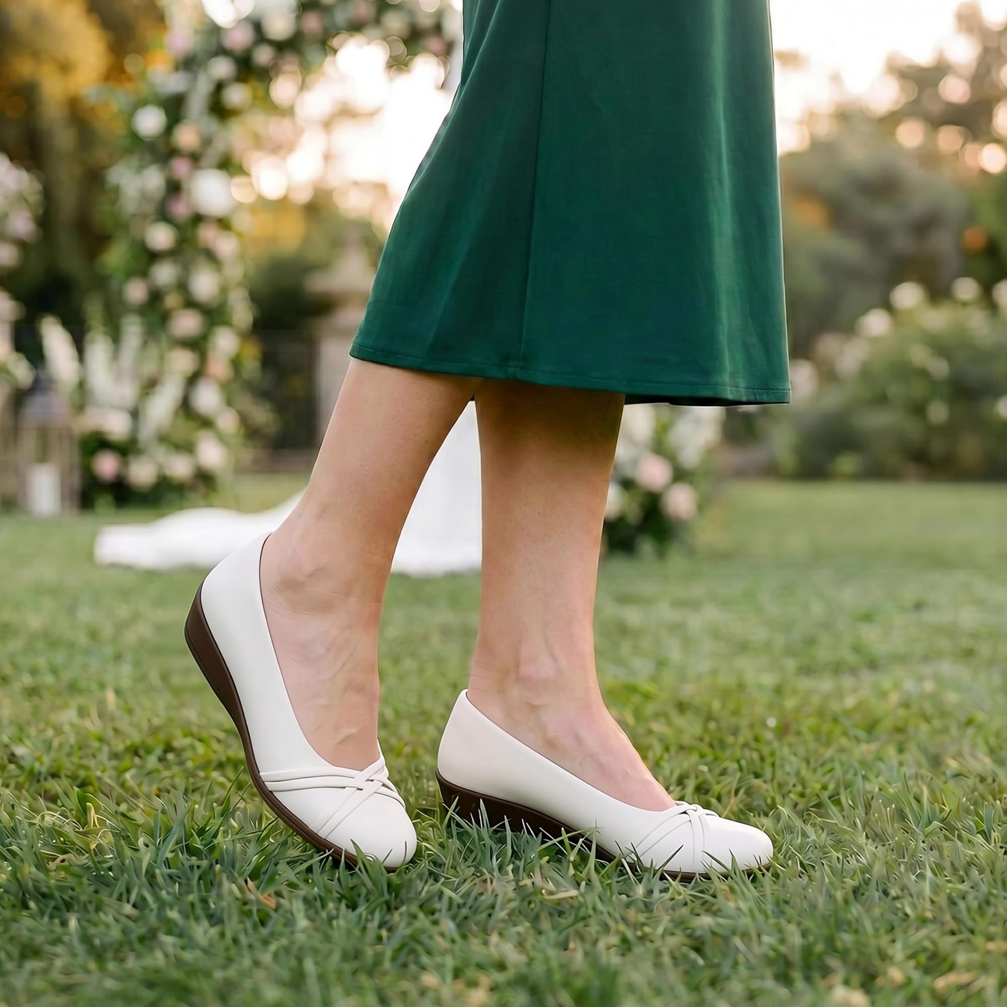 DREAM PAIRS Scarpe basse da donna | Scarpe da ballerina con punta rotonda