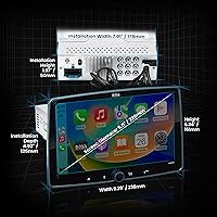 Vista 5 de BOSS Audio Systems BCPA9 Estéreo de auto DIN único inalámbrico Apple CarPlay, Android Auto, pantalla táctil de 9 pulgadas, Bluetooth, receptor