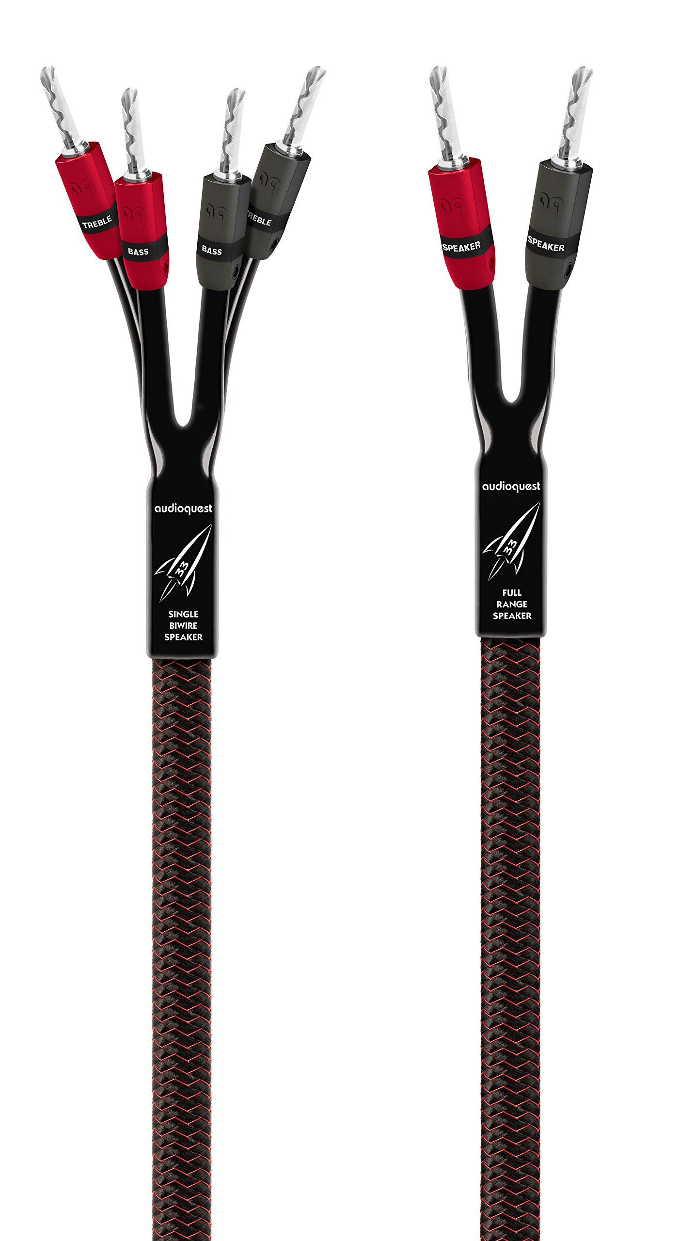 AudioQuest12' Single Rocket 33 SBW #300 Silver Bananas