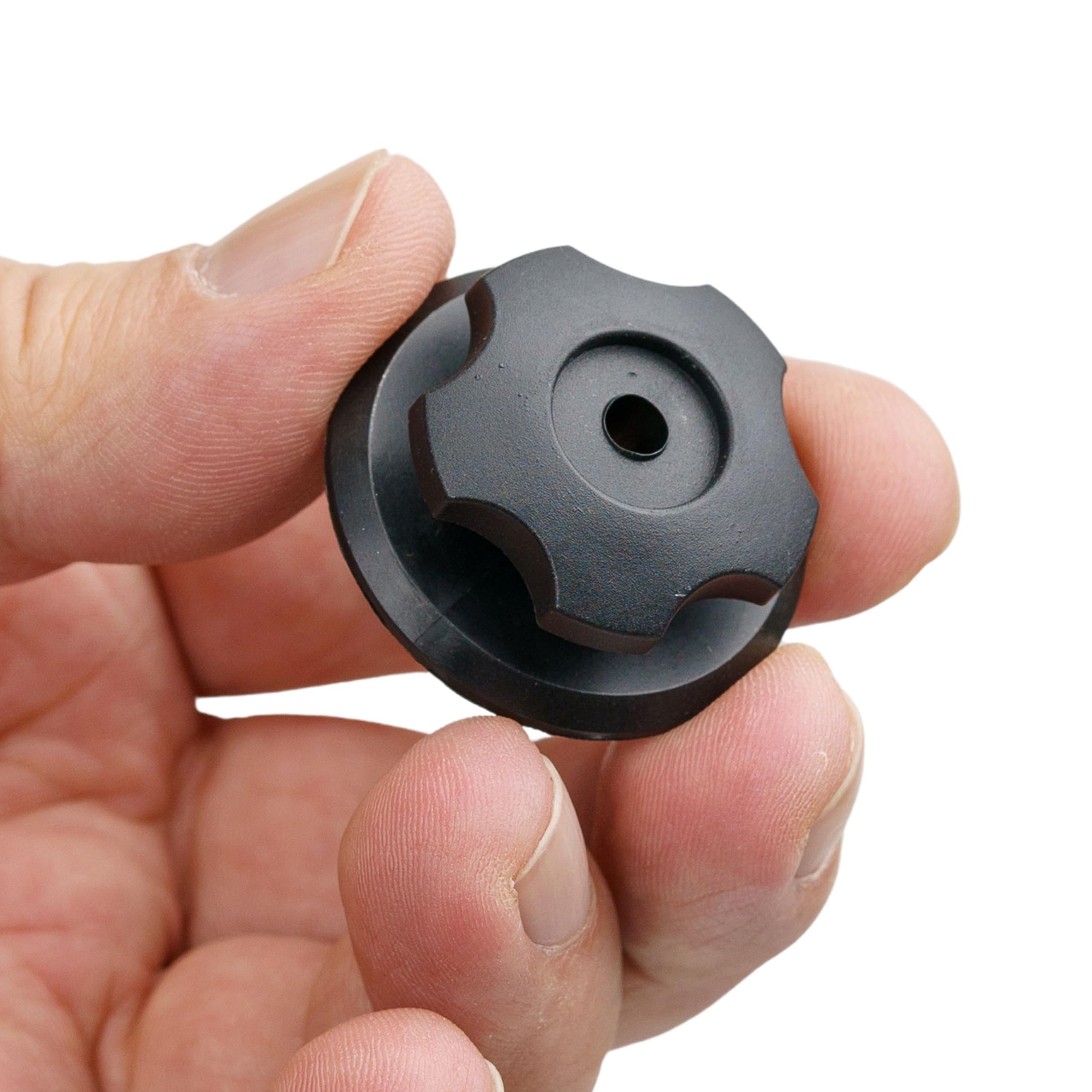 Okrągłe guziki do plandek, 48 szt, w kolorze Czarnym, wykonane z twardego plastiku, okrągłe guziki o Ø 36 x 14 mm do elastycznych pasów siatek i plandek przyczep