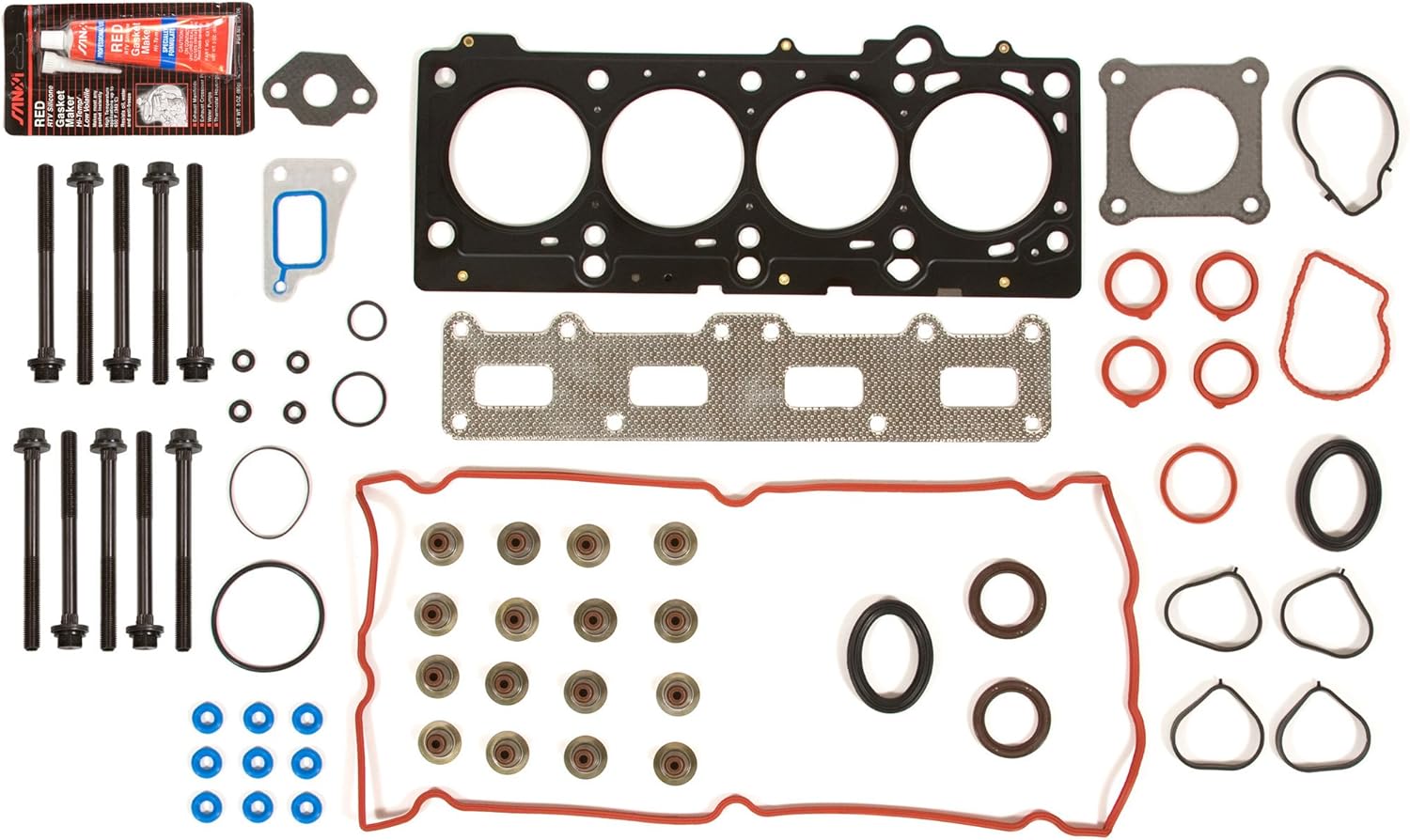 Evergreen HSHB8-30105 Cylinder Head Gasket Set Head Bolt