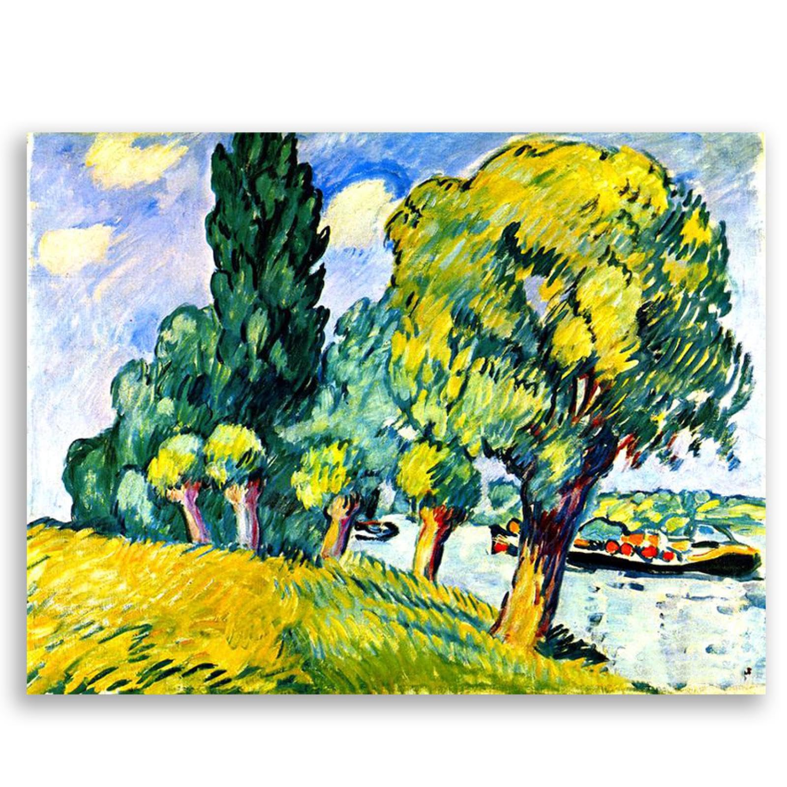 Tableaux posters impression giclée abstraite The Barge pour bureau - 5