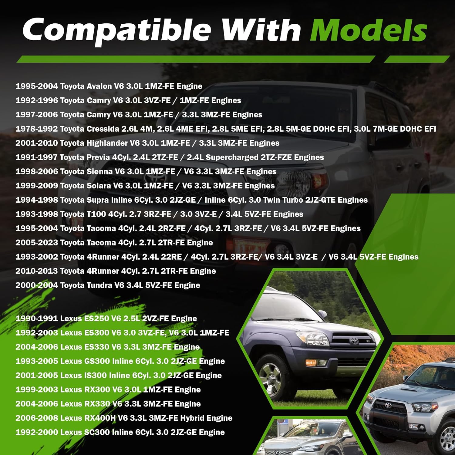 Kefly 90915-YZZD1 Engine Oil Filters 90915-YZZD2 Fits for Toyota Camry Tacoma Highlander Tundra Lexus Replaces 90915-YZZG2 90915-20003 90915-20001 (12-Pack)