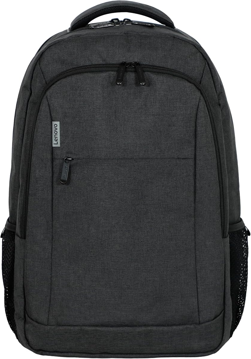 B325 Laptop Backpack 35L – Anti-Theft, Water-Resistant, USB Charging Port, Fits 16-Inch Laptops, 2 Compartments, Luggage Strap, Travel Backpack for Work, Men & Women, Black