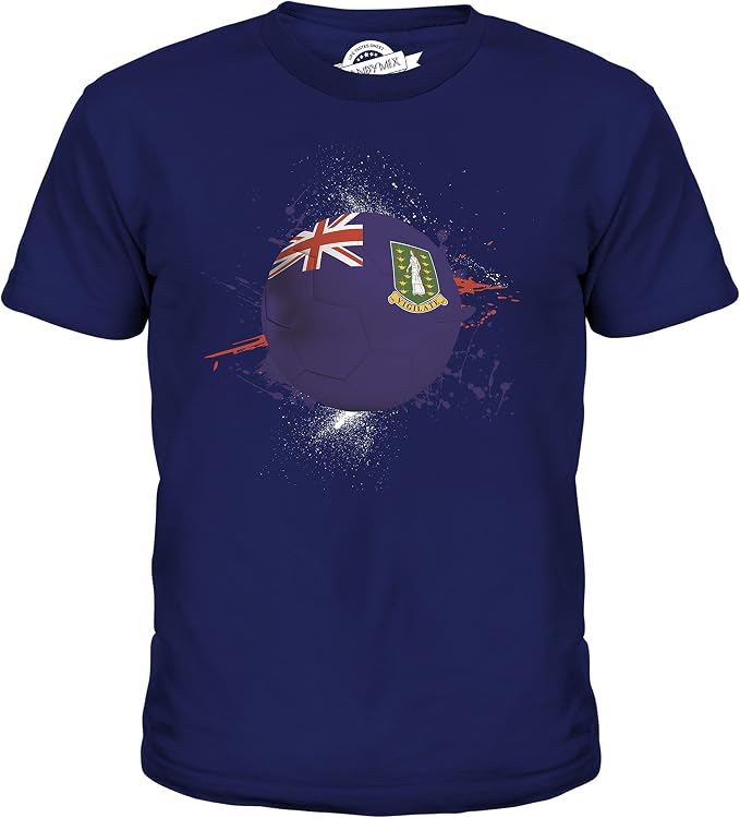 Candymix Hong Kong Calcio Unisex Bambino Ragazzi/Ragazze T-Shirt, Taglia 4 Anni, Colore Arancione