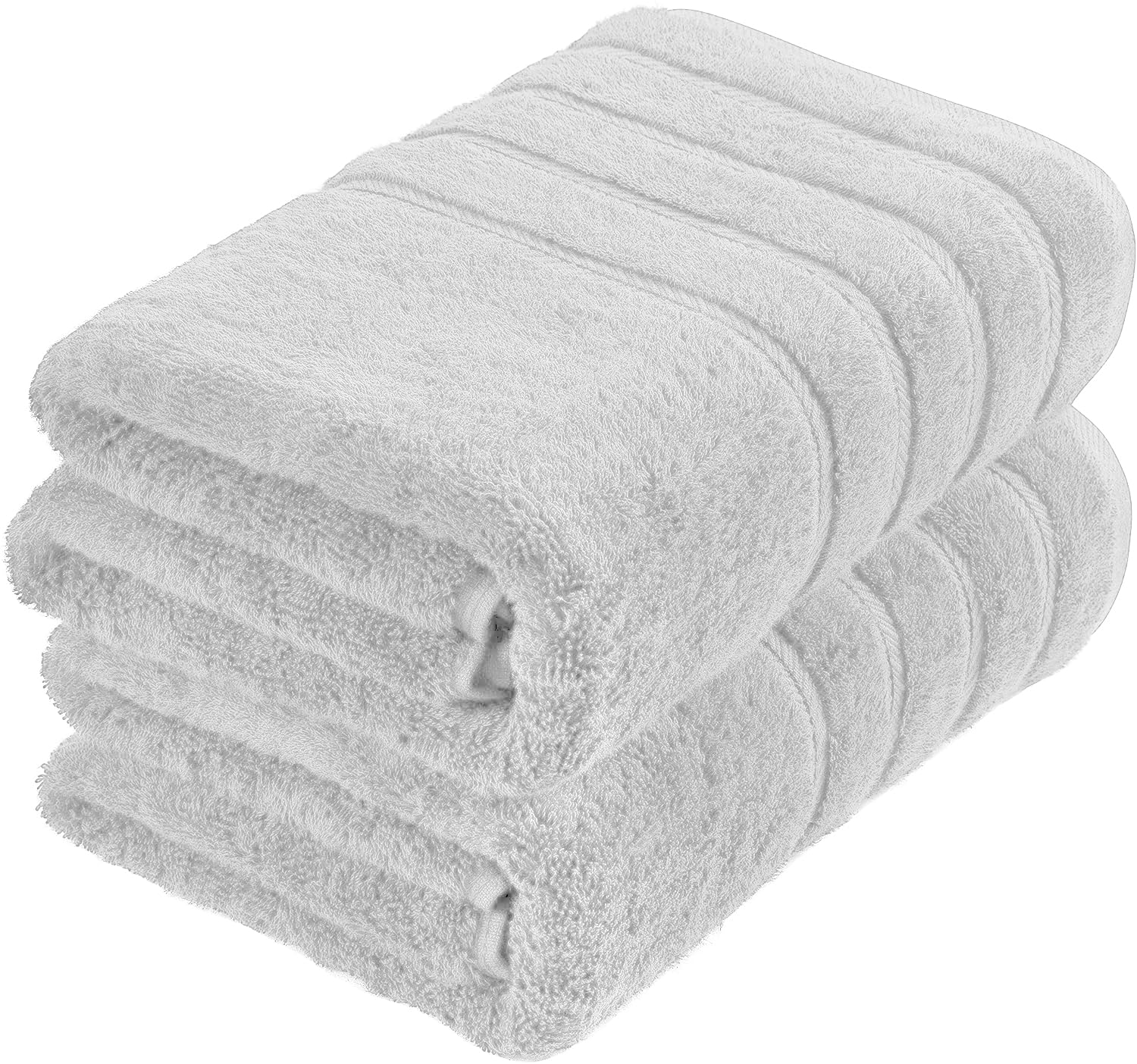 EDB 2X Extra Large 100% Egyptian Combed Cotton Super Jumbo Bath Sheets 600-GSM Big Bath Sheet Towels 100 x 200 cm (Silver)