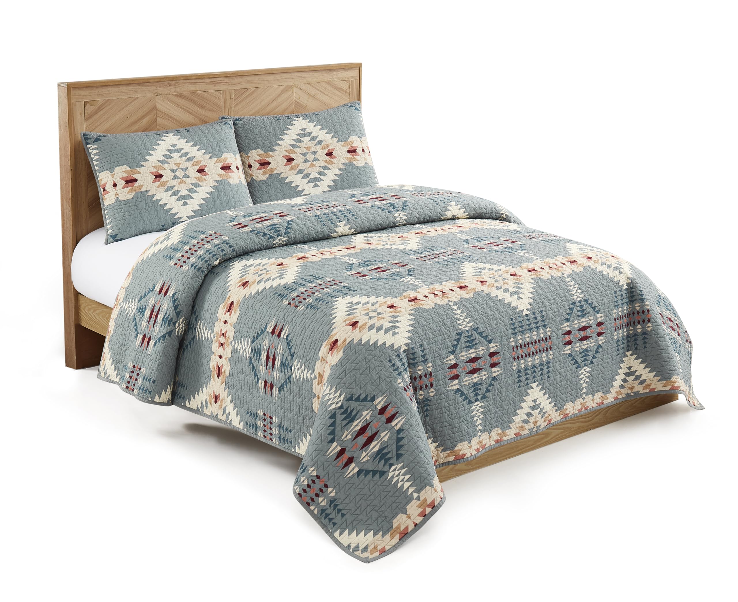 Amazon.com: Pendleton Full/Queen Quilt Set – 100% Cotton 3 Piece