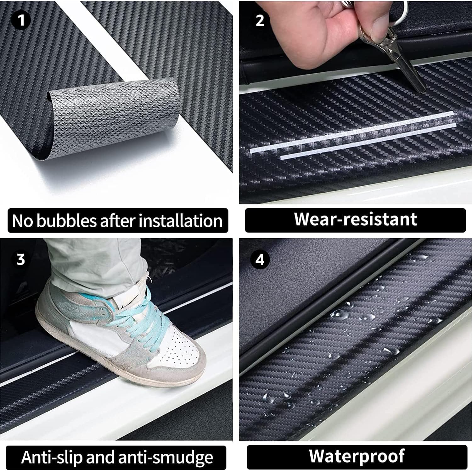 5 Stuks Auto Instaplijsten Protector Voor Citroen C1 II 2014-2022