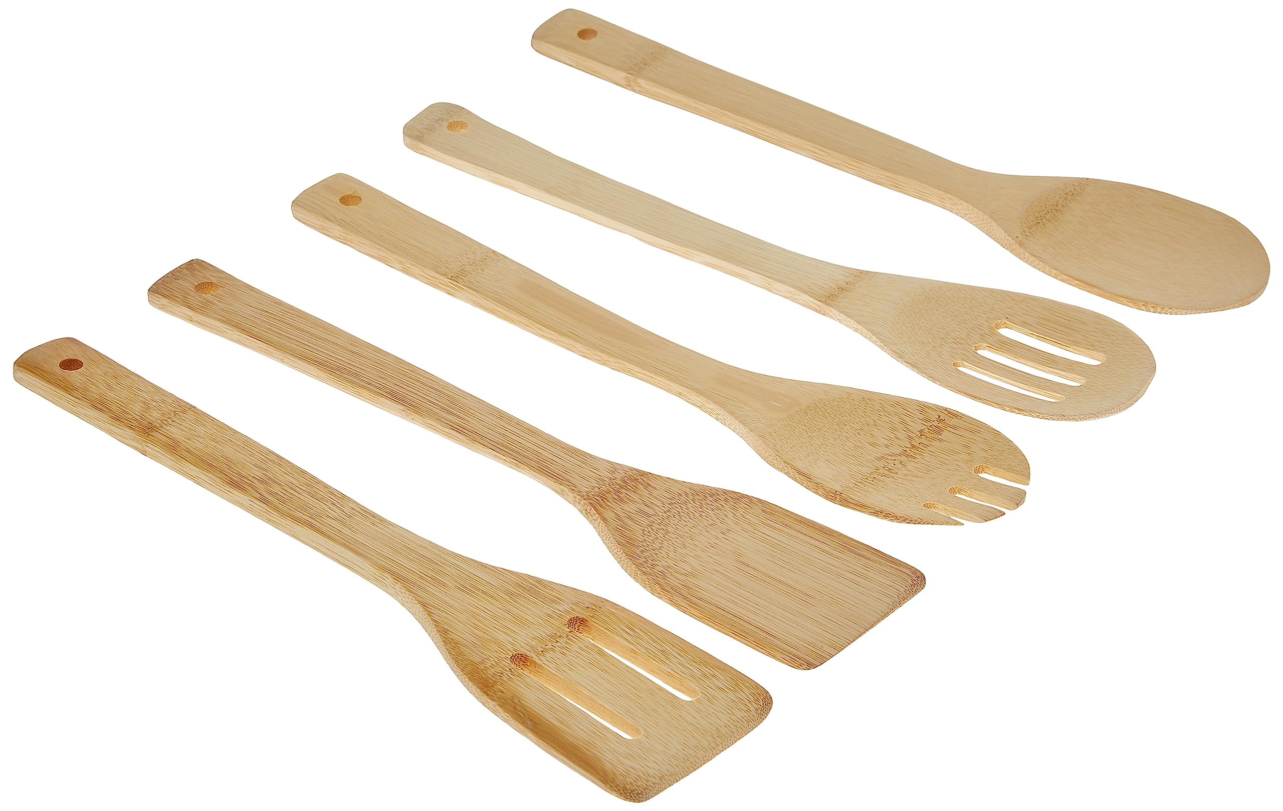 Core Kitchen Bamboo Utensil 5-Piece Set, 12-Inch Size